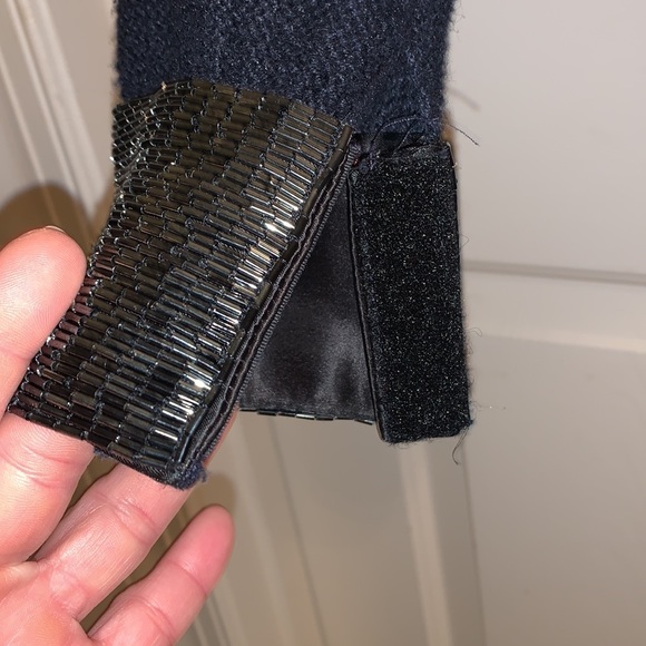 Vintage 80s Black sequin beaded sweater Medium - Picture 4 of 6